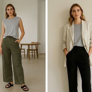 James Perse Woman Grey 2 Minimalist Quiet Luxury Athleisure Normcore Luxe
